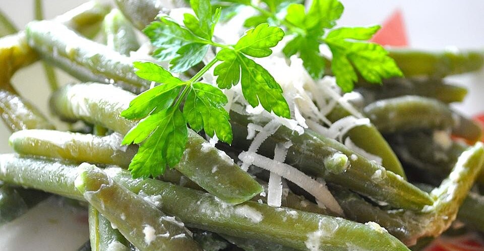 Creamy Green Beans Parmesan
